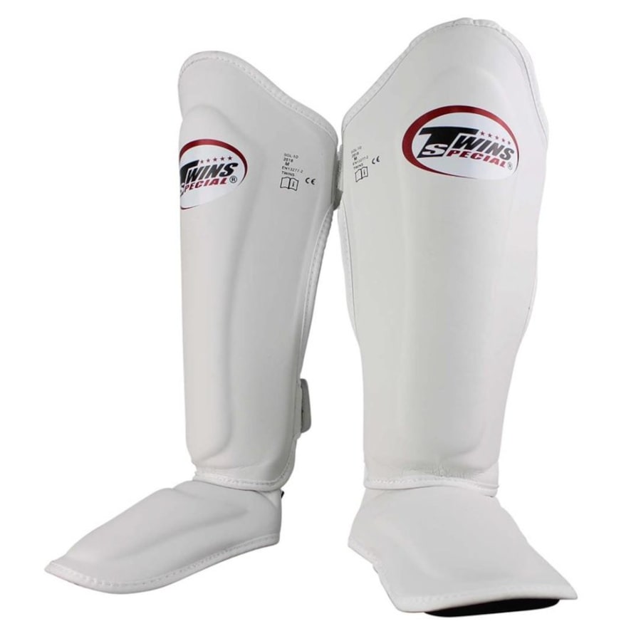 ochraniacze na piszczele twins special biale mma muay thai kickboxing S M L XL