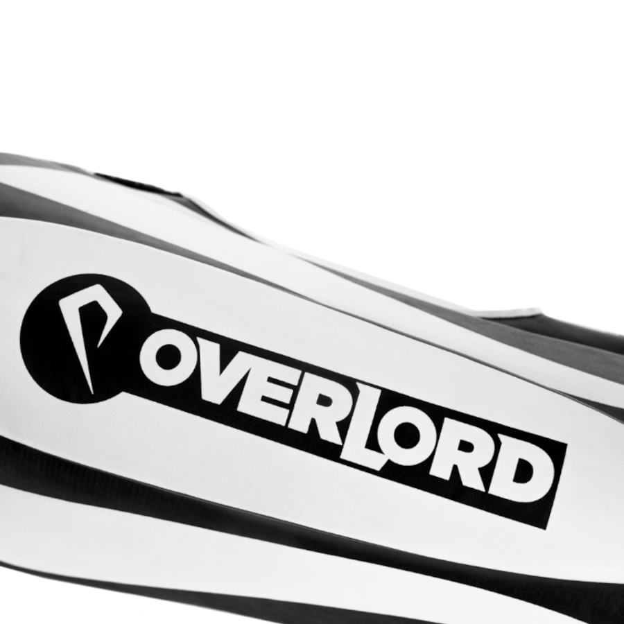 ochraniacze na piszczele overlord biale fighter mma muay thai kickboxing S M L XL