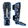 ochraniacze na piszczele overlord niebieskie x-kick mma muay thai kickboxing S M L XL