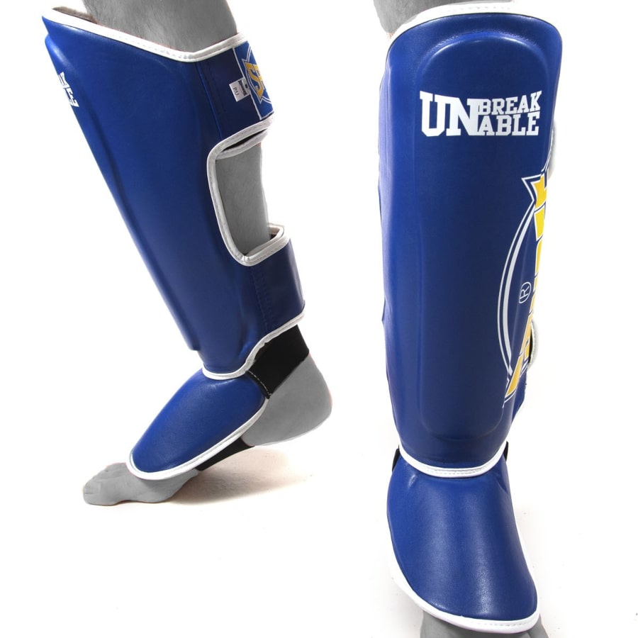 ochraniacze-na-piszczele-niebieskie-mma-kickboxing-muay-thai-sandee-m ochraniacze na piszczele sandee tajlandia niebieskie mma muay thai kickboxing S M L XL