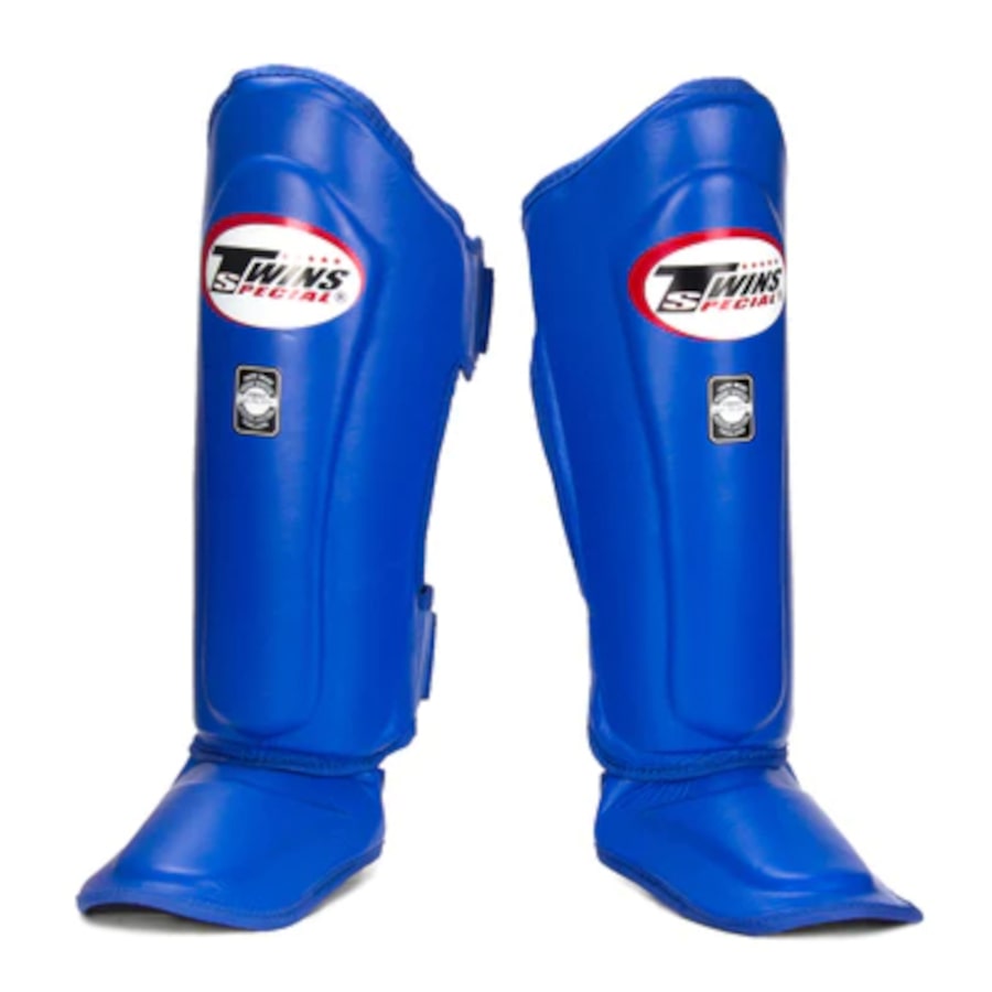 ochraniacze na piszczele twins special niebieskie mma muay thai kickboxing S M L XL