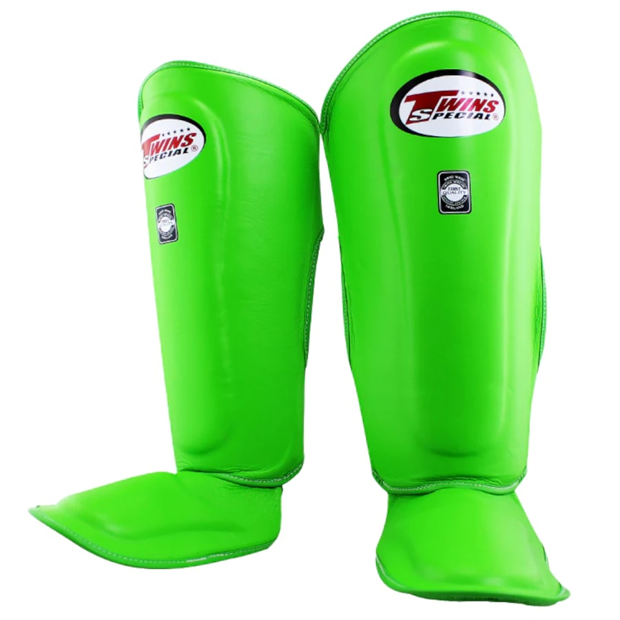ochraniacze na piszczele twins special zielone mma muay thai kickboxing S M L XL