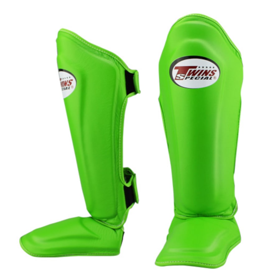 ochraniacze na piszczele twins special zielone mma muay thai kickboxing S M L XL
