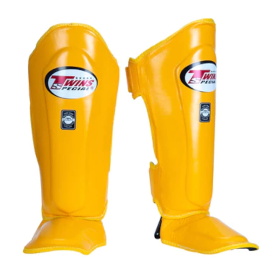 ochraniacze na piszczele twins special zolte mma muay thai kickboxing S M L XL