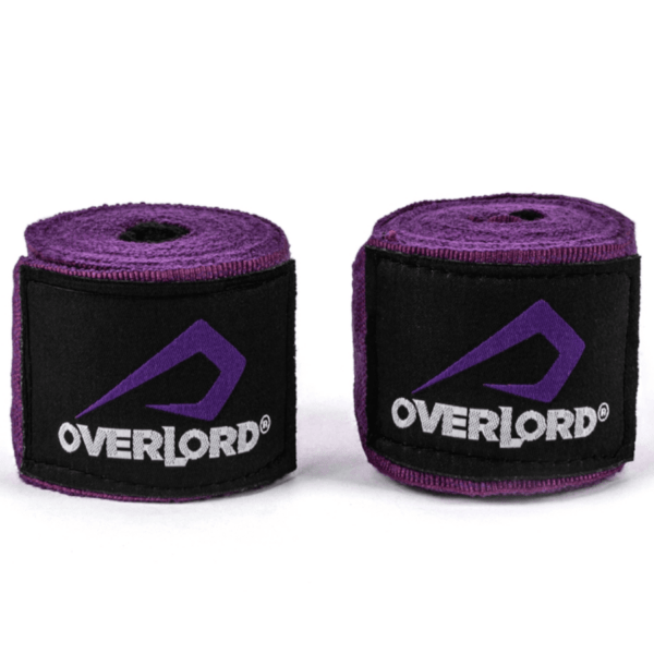 owijki bokserskie fioletowe overlord mma boks kickboxing muay thai 3,5m 4m 4,5m