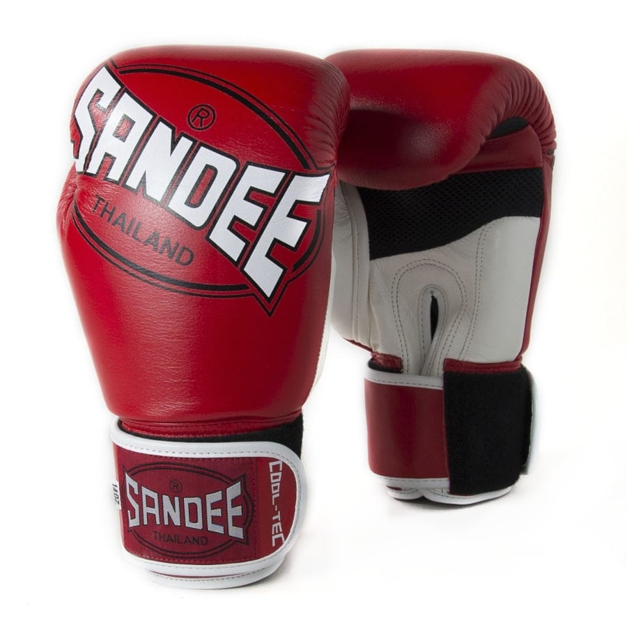 rekawice bokserskie sandee tajlandia czerwone 10oz 12oz 14oz 16oz