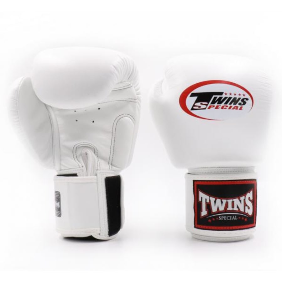rekawice bokserskie twins special biale 10oz 12oz 14oz 16oz