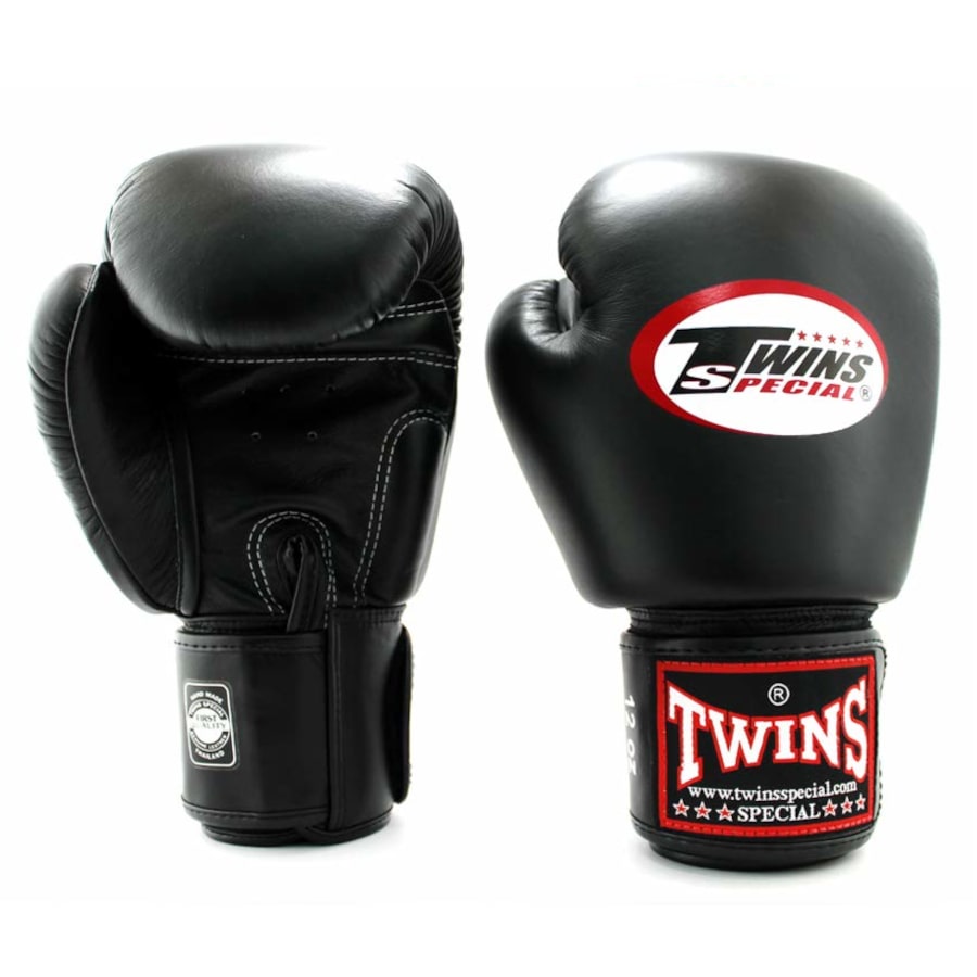 rekawice bokserskie twins special czarne 10oz 12oz 14oz 16oz