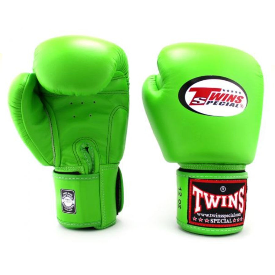 rekawice bokserskie twins special zielone 10oz 12oz 14oz 16oz