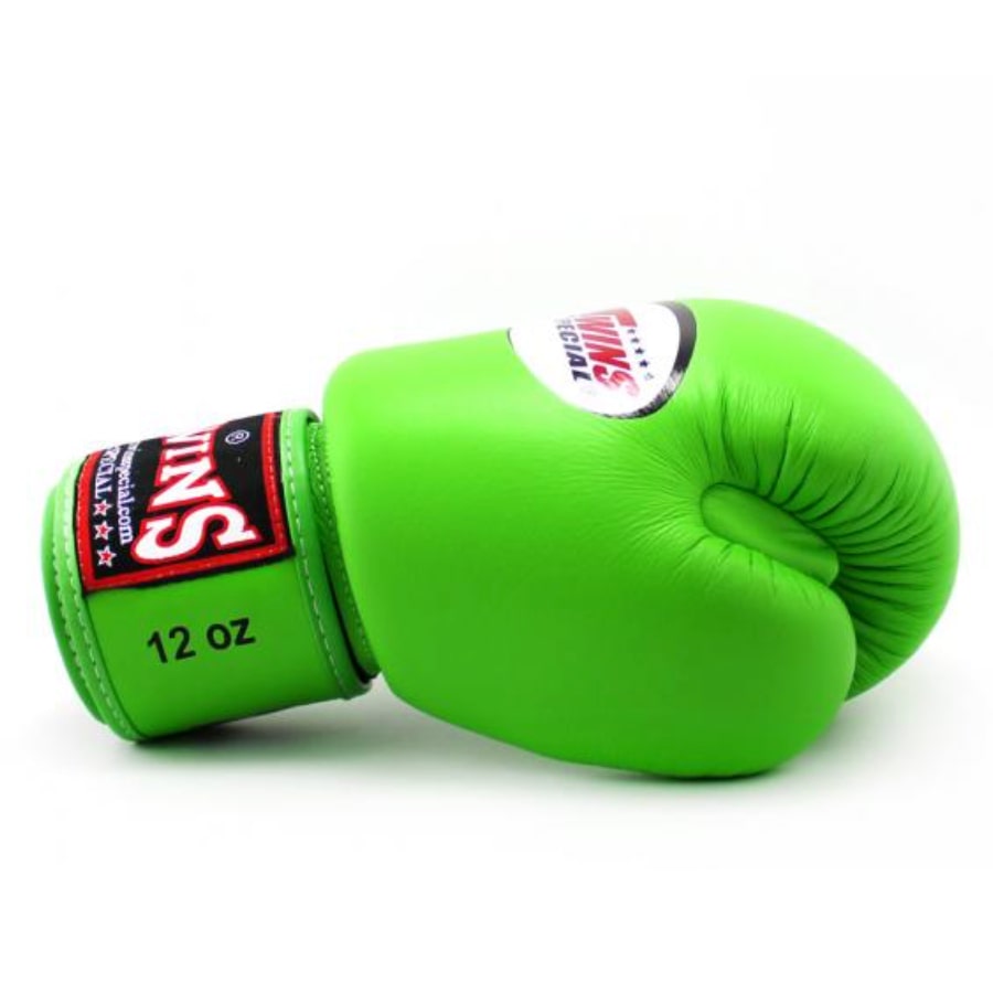 rekawice bokserskie twins special zielone 10oz 12oz 14oz 16oz