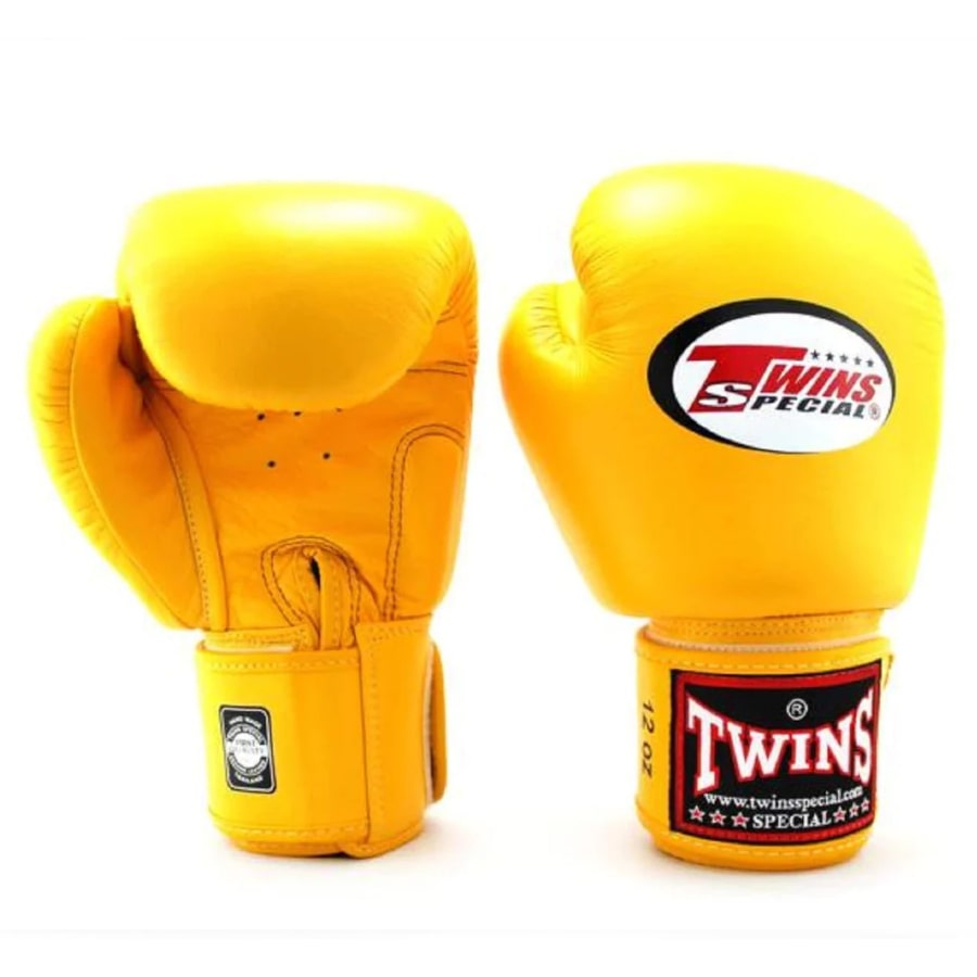 rekawice bokserskie twins special zolte 10oz 12oz 14oz 16oz