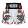 spodenki-treningowe-muay-thai-biale-kickboxing-mma-tuff-dragon-s spodenki treningowe tuff tajlandia muay thai kickboxing mma S M L XL