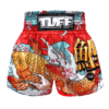 spodenki-treningowe-muay-thai-czerwone-kickboxing-mma-tuff-koi-fish-s spodenki treningowe tuff tajlandia muay thai kickboxing mma S M L XL