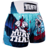 spodenki-treningowe-muay-thai-niebieskie-kickboxing-mma-tuff-fighting-shark-fish-xl spodenki treningowe tuff tajlandia muay thai kickboxing mma S M L XL