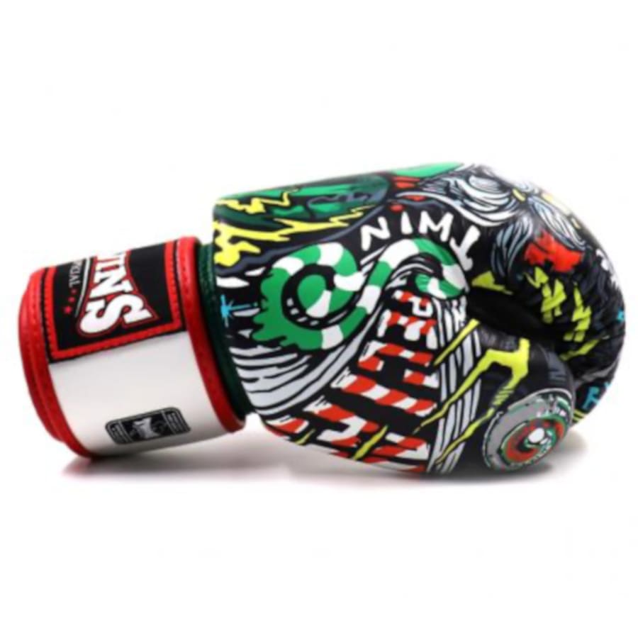 rekawice bokserskie twins special zielone saint knuckle 10oz 12oz 14oz 16oz