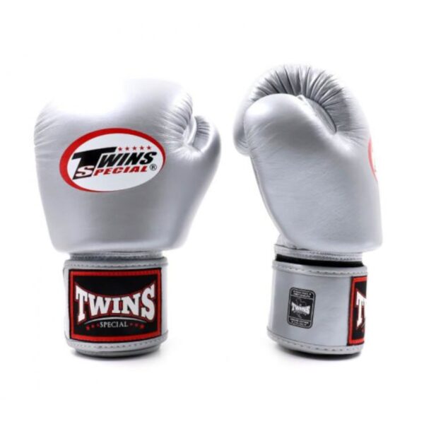rekawice bokserskie twins special srebrne 10oz 12oz 14oz 16oz