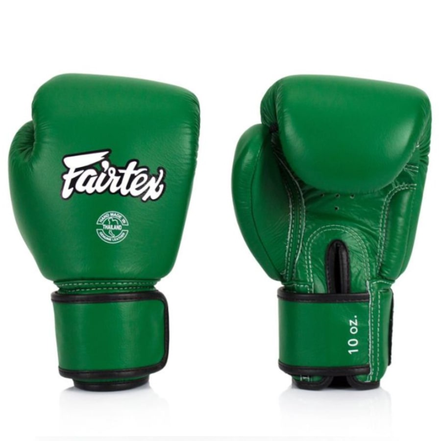 rekawice-bokserskie-fairtex-muay-thai-mma-kickboxing-klasyczne-zielone-14oz-16oz rekawice bokserskie fairtex zielone 10oz 12oz 14oz 16oz