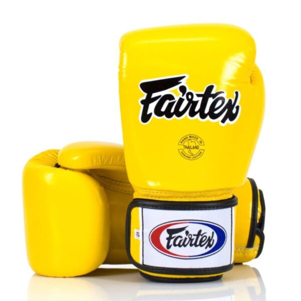 rekawice bokserskie fairtex zolte 10oz 12oz 14oz 16oz