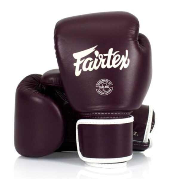 rekawice bokserskie fairtex brazowe maroon 10oz 12oz 14oz 16oz