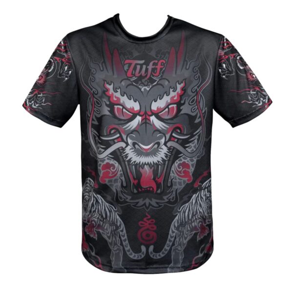 Koszulka Treningowa TUFF King Of Dragon In Black - Muay Thai
