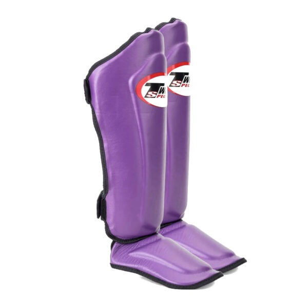 Twins Special Ochraniacze na Piszczele ze skóry naturalnej SGL-7 Lawendowe