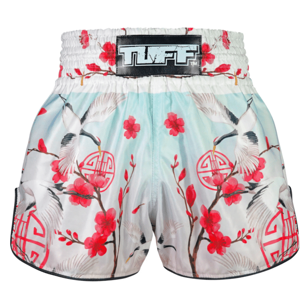 Spodenki treningowe TUFF Akai Tsuru The Red Crane – Muay Thai