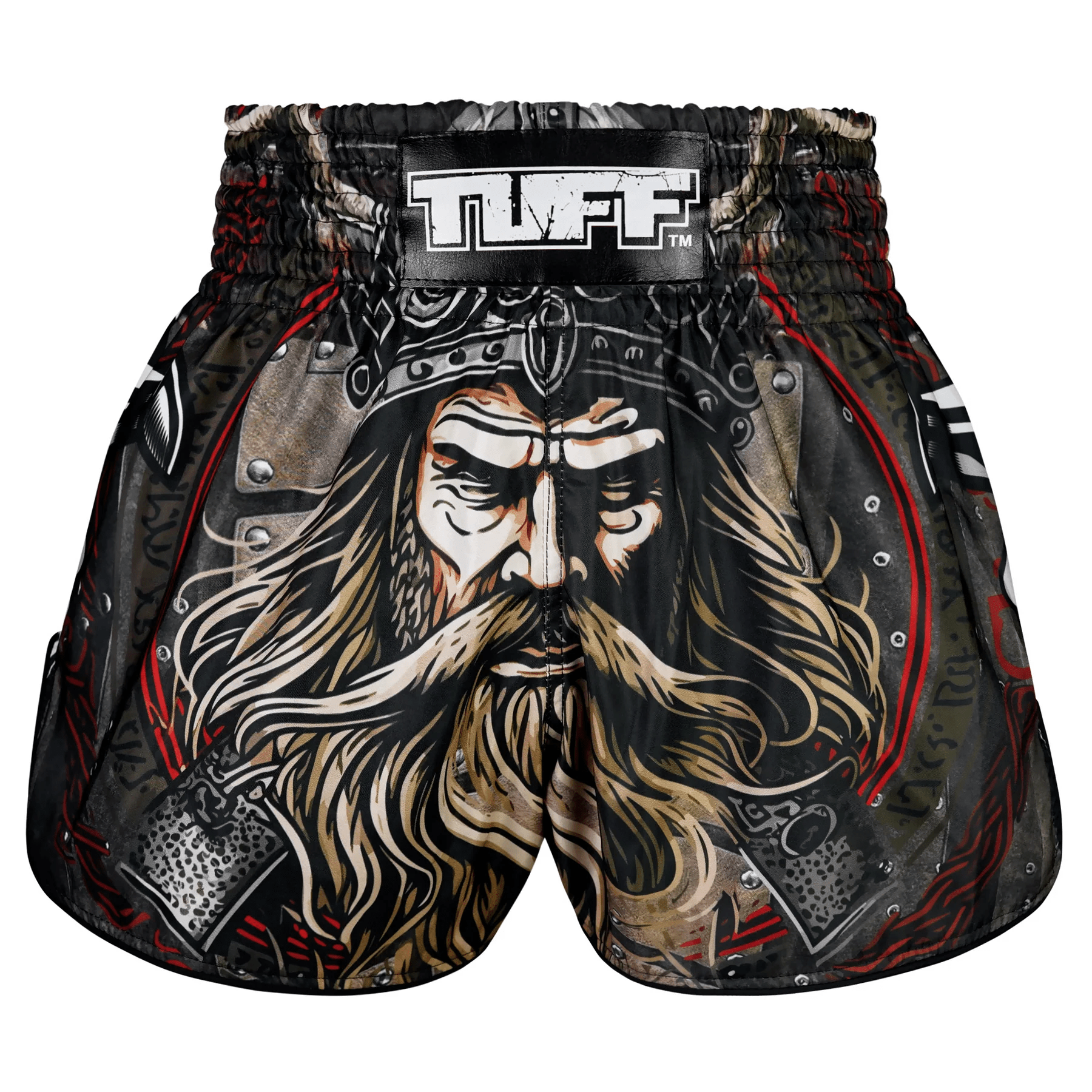 spodenki-treningowe-tuff-muay-thai-kickboxing-mma-czarne-retro-berserkers-fury-s