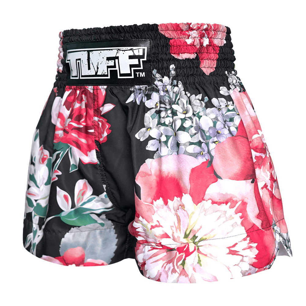 spodenki-treningowe-tuff-muay-thai-kickboxing-mma-czarne-rozowe-wild-thorns-m