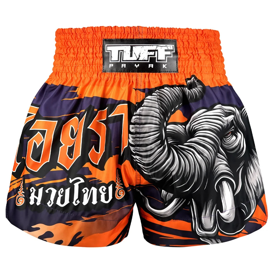 spodenki-treningowe-muay-thai-kickboxing-mma-tuff-pomaranczowe-fioletowe-ayiara-s